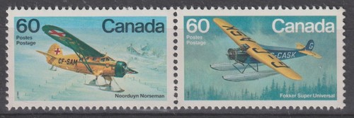 Canada 1980 #970a, 972a Bush Aircraft - MNH - Picture 5 of 7