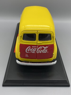 1948 CHEVY CHEVROLET COKE COCA COLA PANEL DELIVERY CAR 40s 1:18 | eBay