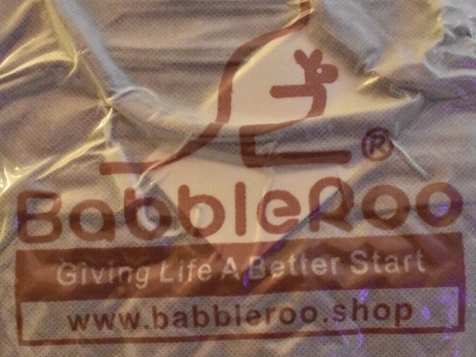 BABBLEROO  DIAPER BAG BACKPACK - BABY ESSENTIALS TRAVEL TOTE, PURPLE, UNISEX NEW - Image 4 of 4