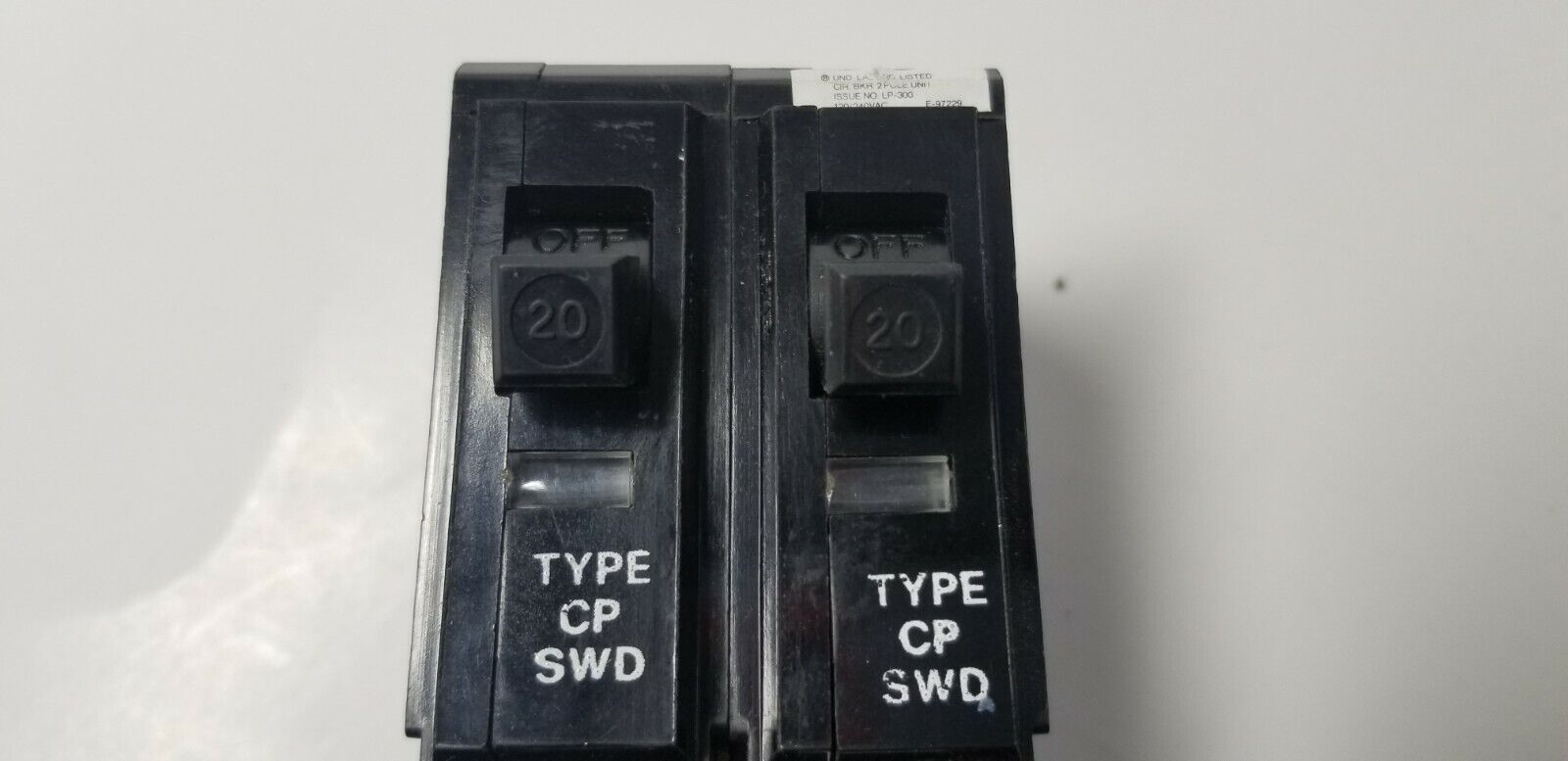 Challenger A2020 2 Pole 20 Amp 120 Volt Circuit Breaker Type a for sale online