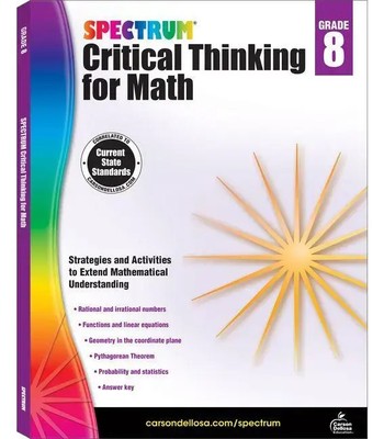 Spectrum Critical Thinking for Math, Grade 8 | Volume 50 | Spectrum | Englisch