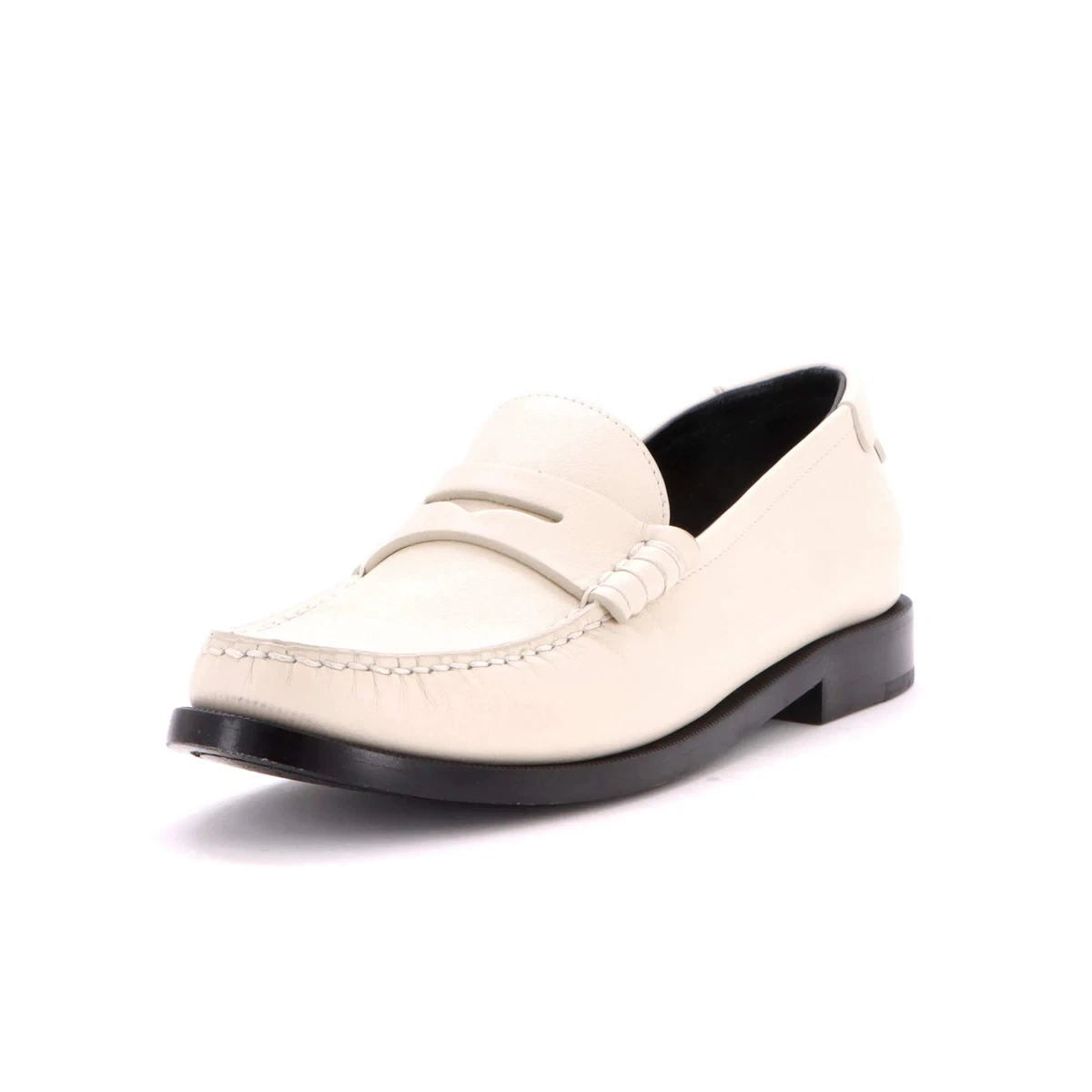 Saint Laurent Loafer Leather Upper Flats for Women for sale | eBay