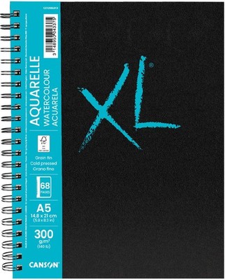 CANSON Skizzenbuch XL BOOK AQUARELLE DIN A5 34 Blatt