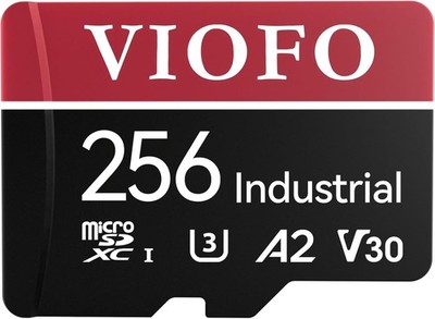 VIOFO 256GB Industrial Grade microSD Card, U3 A2 V30 High Speed Memory Card with