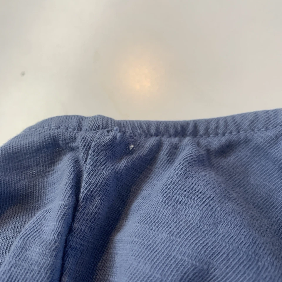 Vestido sin mangas Fresh Produce para mujer grande sin mangas bolsillos algodón informal azul L Foto 3 de 4