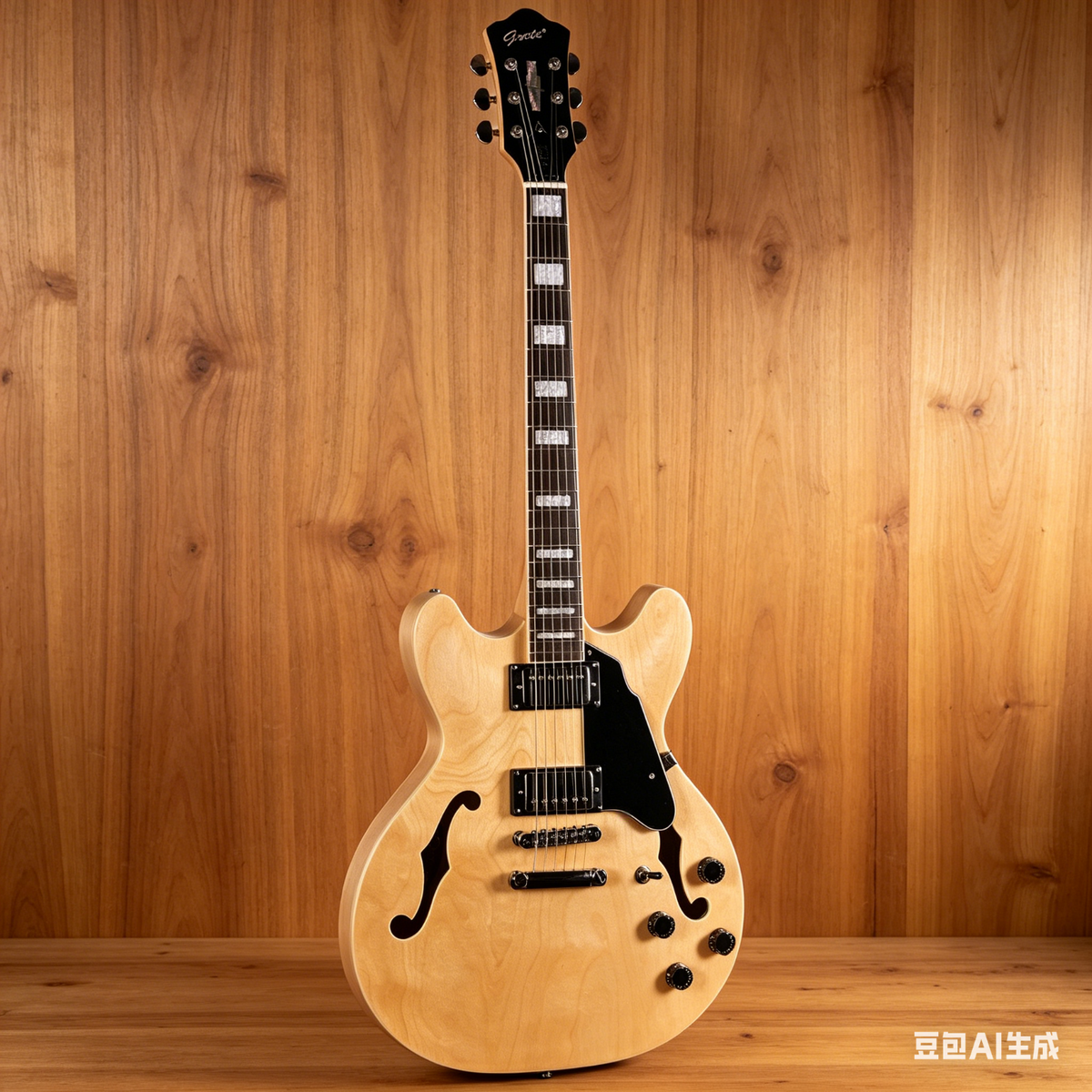 2025 GROTE 335-01 Jazz Electric Guitar Hollow Body Chrome Hardware