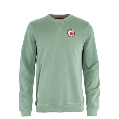 Fjallraven 1960 Logo Badge Sweater Classic Misty Green