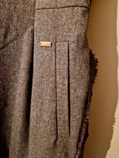 Elegantes Abendkleid von Escada Größe 36 Neuwertig Hellgrau