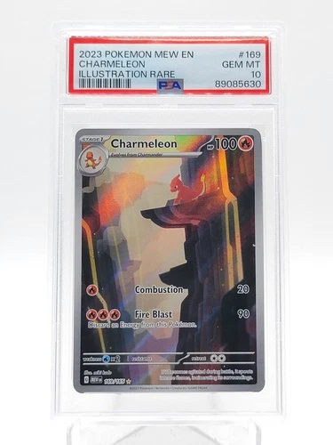 CHARMELEON 2023 POKEMON 151 ILLUSTRATION RARE #169/165 PSA 10 Q3963