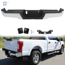 Rear Step Bumper Assembly For 2017-2022 Ford F-250 F-350 Super Duty Chrome New