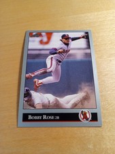 1992 Leaf #250 BOBBY ROSE California Angels Baseball Card, 2nd Base, Star. (NM)