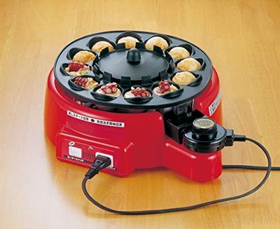 Sugiyama Metal KS-2614 MT.CEDAR Automatic 100V Takoyaki Maker