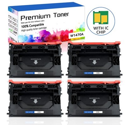 4x W1470A Toner Cartridge with Chip for 147A HP LaserJet M612dn MFP M635h M636fh