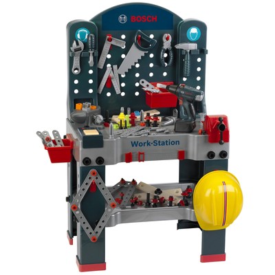 Klein Theo Bosch Workstation Workbench Premium Toys for Kids Ages 3 Years & Up