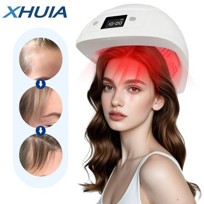 448 Diodes Laser Red Light Therapy Cap for Hair Treatment Growth Regrowth Helmet