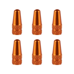 VORCOOL 6 Pcs Aluminum Alloy French Caps for MTB Road Bike Mountain Bike Tyre