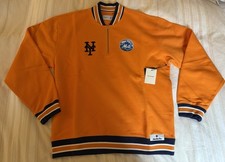 Aime Leon Dore ALD / New York Mets Quarter Zip Orange Pullover SS25 Size XL