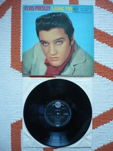 Elvis Presley Loving You 10" Vinyl UK 1957 RCA Silver Spot 1st Press LP READ G+