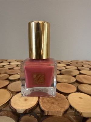 RARE Estée Lauder ROSE APRICOT Pure Color Nail Polish .17 Fl Oz MINI SIZE