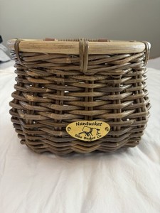 Nantucket Bike Basket Co Tuckernut Classic Bicycle Basket
