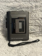 RadioShack Optimus CTR-112 Handheld Cassette Tape Recorder Tested Working Slow
