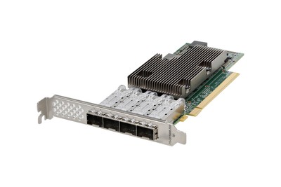 Dell Broadcom 57404 25Gb Quad Port Full Height Network Card - J3D14