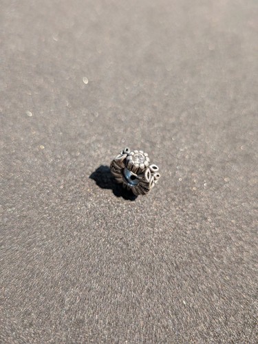 PANDORA Sparkling Twice As Nice Flower Bead Spacer Charm