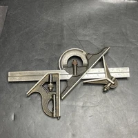 Vintage LS Starrett & Co Ltd Protractor Head No491 & No4 Combination Square 12"
