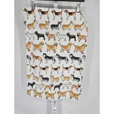 Casaba kitchen towel dishcloth featuring assorted dog breeds Cute