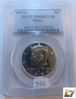 1999 S 50C Silver Kennedy Half Dollar PCGS PR69DCAM