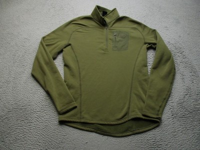 Arc'teryx Leaf Cold WX 1/4 Zip Mens L Green Fleece Polartec