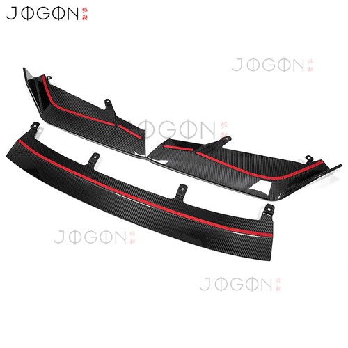 For Lexus IS 300 350 F Sport 2021-2025 Carbon Front Bumper Lip Spoiler Splitter - Picture 10 of 12