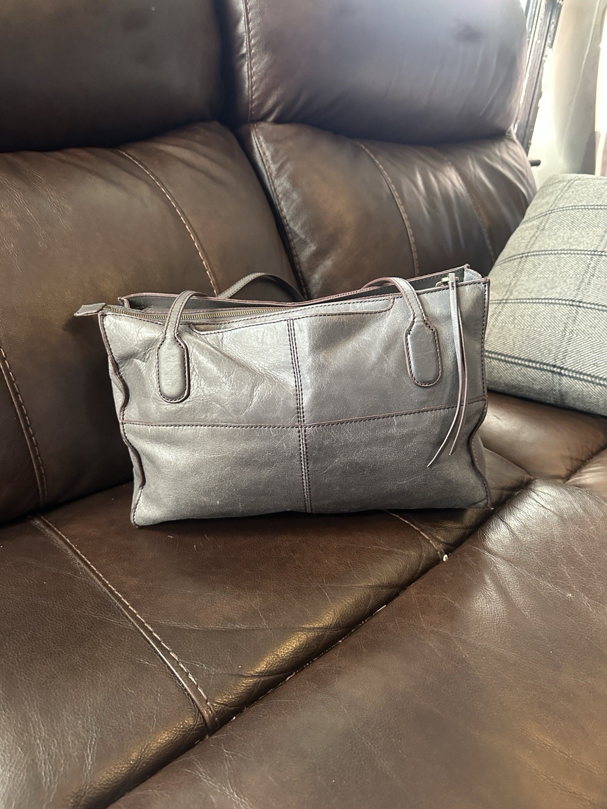 Hobo International Friar Charcoal Shoulder Bag Wi… - image 2