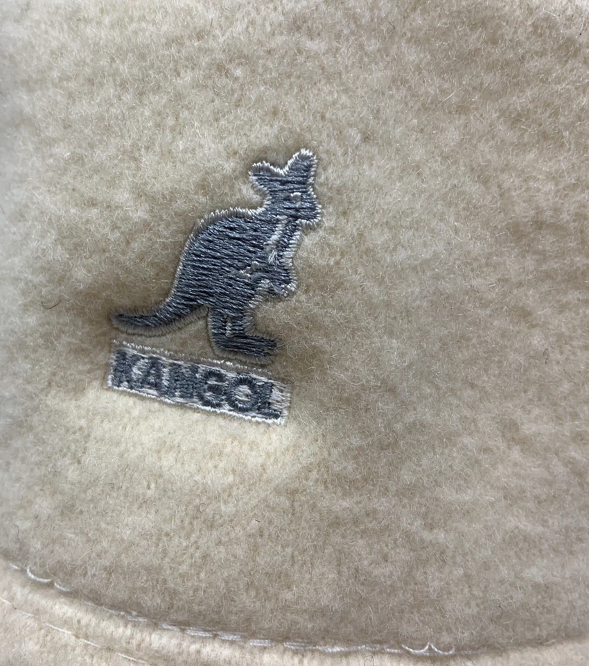 Boné vintage Kangol balde tamanho G mistura de lã marfim Lahinch hip hop 6263BCHW - Imagem 3 de 4