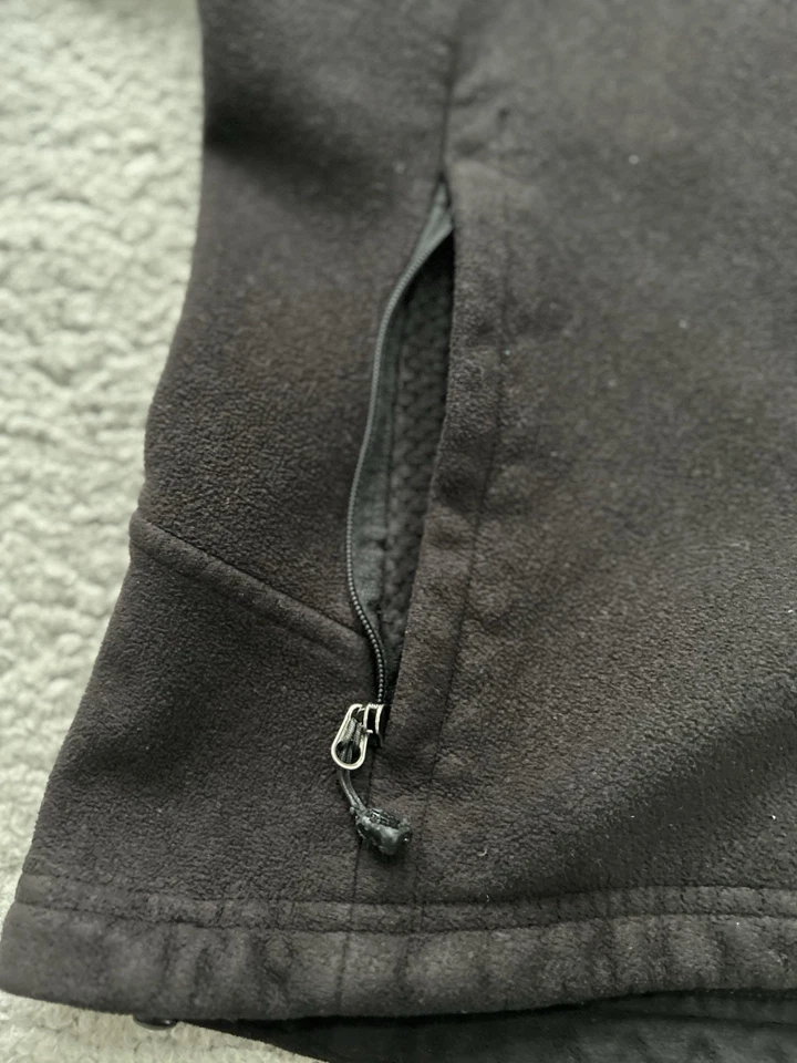 The North Face Fleece Jacket Women's XS Black Full Zip Hooded Sweater - Image 2 of 4