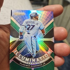2021 Panini Prizm Illumination Green Prizm Vladimir Guerrero Jr #IL-5