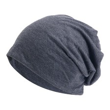 Mens Women Breathable Slouch Beanie Cap Thin Soft Stretch Skullcap Hat Headwear