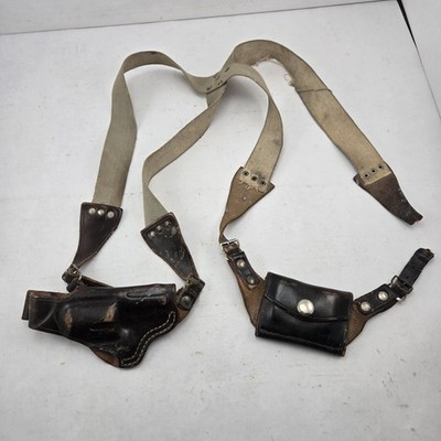 DAMAGED DR Myers Leather Shoulder Holster S&W J Frame 2'' Right Hand