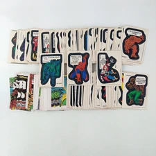 1975 Topps Marvel Super Heroes Sticker Cards YOU CHOOSE PICK 1 of 40, Checklist