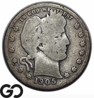 1905-S Barber Quarter