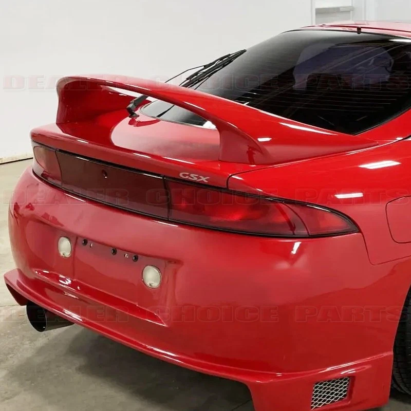 For 1995-1999 Mitsubishi Eclipse Factory TURBO Style Spoiler Wing Fin UNPAINTED - Image 3 of 4