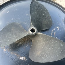 Antique Brass 3 Blade Boat Propeller Prop Vintage Rare Unique Part