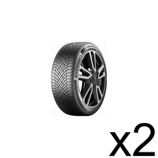 Image of 2x 255/55R20 Continental All Season Contact 2 255 55 20 110Y XL Car Tyres Wet:B