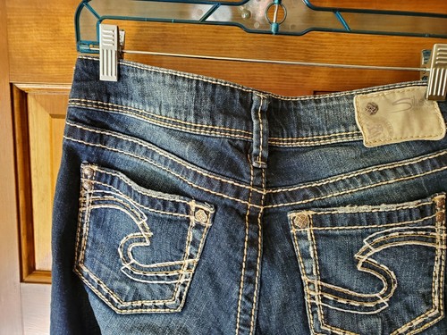 Silver Jeans 27 Women's Low Rise Stretch Denim Jeans Womens Size 27 - Picture 6 of 7