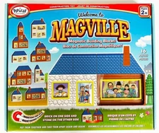 POPULAR PLAYTHINGS Welcome to MAGVILLE 16 magnetic building blocks *sealed