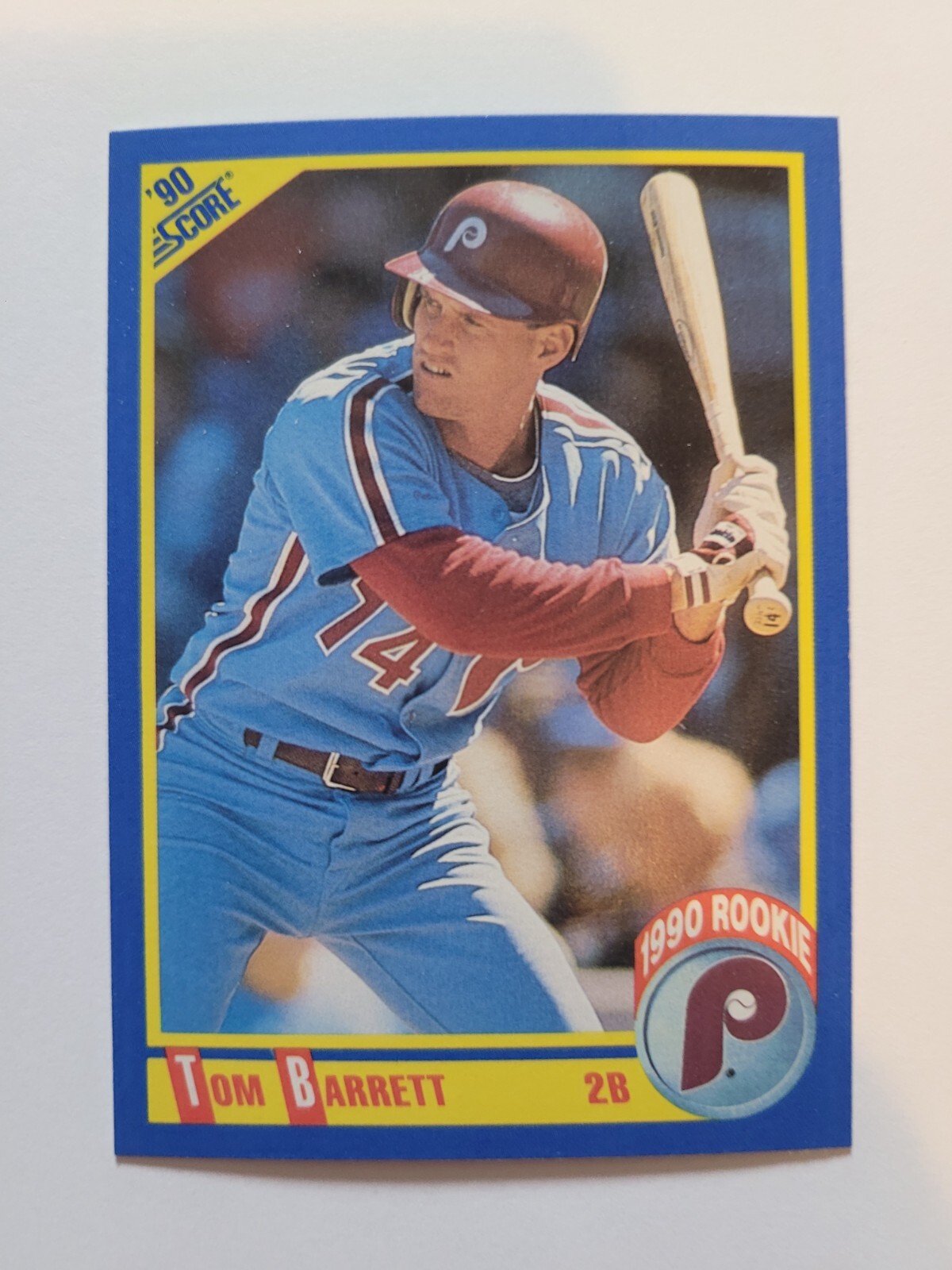 1990 SCORE TOM BARRETT #633 NM