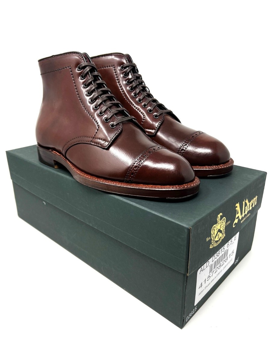 NEW IN BOX RARE ALDEN Color 4 Shell Cordovan Perforated Cap Toe