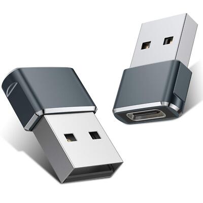 Basesailor USB to USB C Adapter 2PackUSBC Female to A Male OTG Charger Type C...
