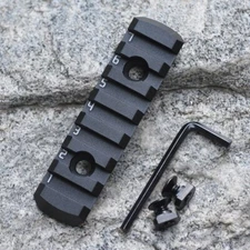 Aluminum Ultra Thin Rail Section Adapter 3/7/9/13 Slots for M-lok Picatinny Rail