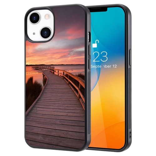 For iPhone SE XS XR Max 5 6 7 8 Plus Fitted Case Skin Beach Sunset Twilight Pier - Picture 22 of 25